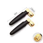 2.4GHz 5.8GHz Dual Band WiFi Antenna  3dbi Rubber Antennae RP SMA Connector for USB Adapter Network Router Mini PCI Card  Camera