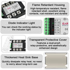 Three Phase AC Voltage Regulating Module Power Regulator Thyristor 380V Solid State Relay Dimming 25A-400A Potentiometer Control
