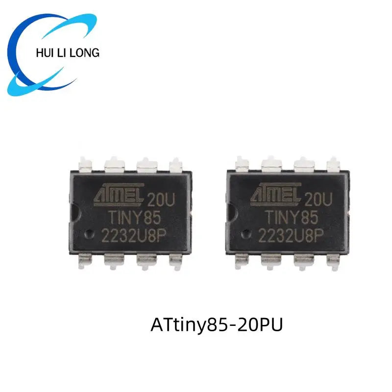 2-10 pcs ATtiny85-20PU DIP-8 ATTINY85 DIP8 85-20PU ATTINY85-20 20U TINY85 DIP 8-bit AVR Microcontroller Chip IC New Original