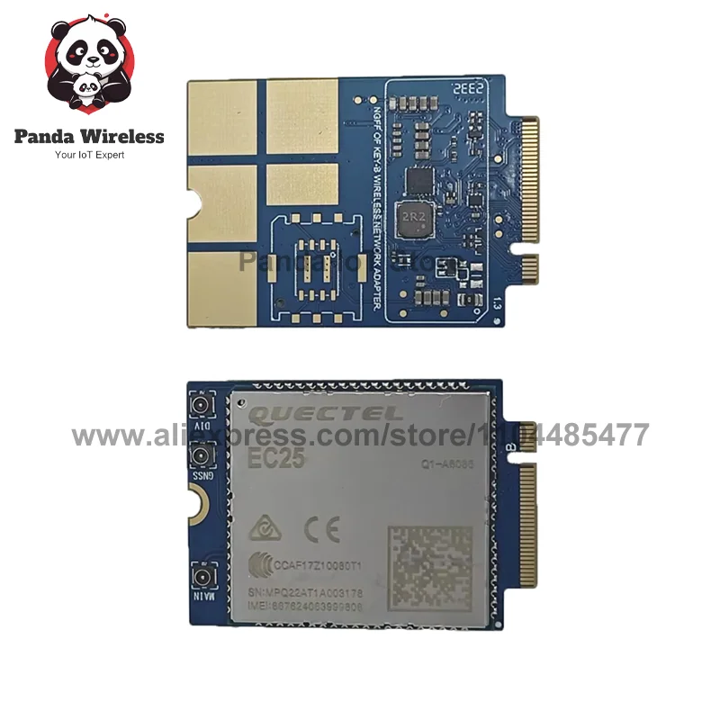 Quectel EC25-AUFA M.2 Default is not SMT SIM and INSIM Support for INSIM CAT4 LTE Cat 1 EC25 Size 40mmx30mm Module Series