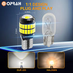 Upgraded 2/10x T10 W5W LED Canbus No Error 168 194 Bulb 3030 smd Car Interior License Plate Reading Door Lamp 12V 6000K White