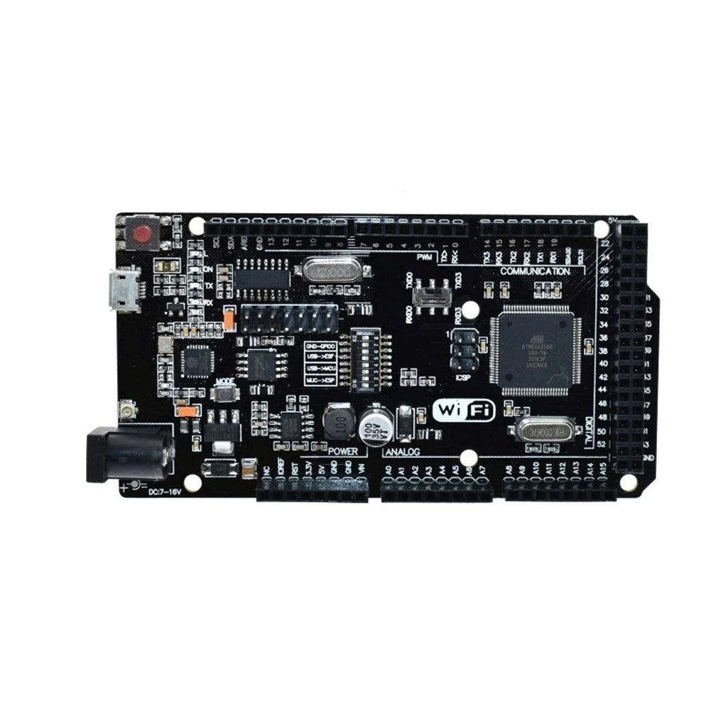 AS95-Mega2560 + Wifi R3 Atmega2560+ESP8266 32Mb Memory USB-TTL CH340 Compatible For Arduino Mega Nodemcu For Wemos MEGA 2560