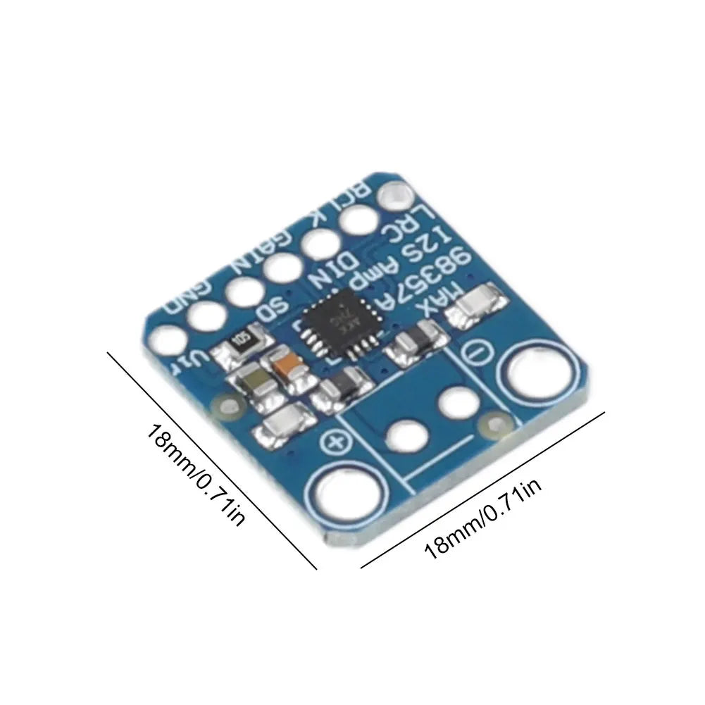 MAX98357 Filterless Audio Amplifier Module MAX98357A Class D Filterless Amplifier Breakout Audio Board I2S 3W for Raspberry Pi