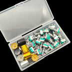 1 Box EC11 Half / Plum Shaft Encoder Switch Kit 5 Pin 20 Position Rotary Encoder Code Switches Handle Long 15mm 20mm