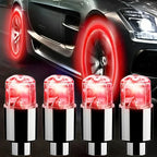 Car Hub Ambient Light Bicycle LED Tire Lights Universal Car Neon Lamp Valve Cover Lights Tire Colorful Flashing Bulb Decoration