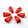 10-100Pcs RJ45 Ethernet Cable Connector Boots Cover CAT5 CAT5E CAT6 CAT6E Ethernet Network Lan Cable Plug Cap Protective Sleeve