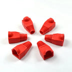 10-100Pcs RJ45 Ethernet Cable Connector Boots Cover CAT5 CAT5E CAT6 CAT6E Ethernet Network Lan Cable Plug Cap Protective Sleeve
