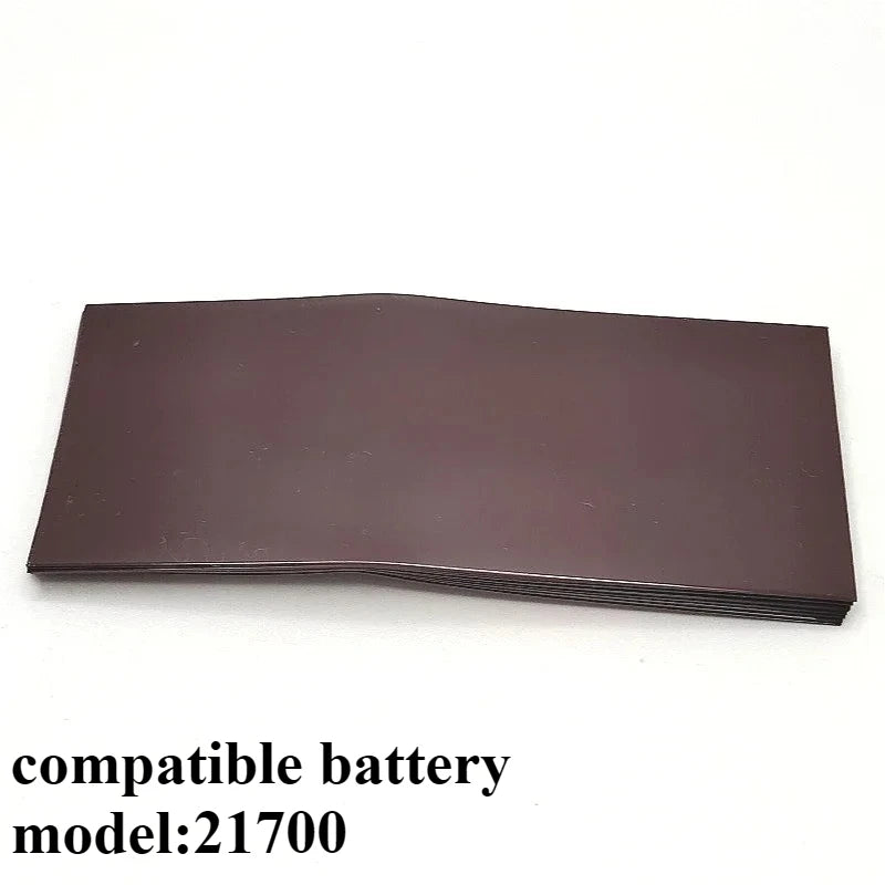 21700 Lithium Battery PVC Heat Shrinkable Film Battery Skin Heat Shrinkable Sleeve 10pcs/bag