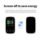 3 in 1 Air Quality Tester CO Gas Thermometer Hygrometer Auto Brightness Carbon Monoxide Detector NDIR Sensor LCD Display