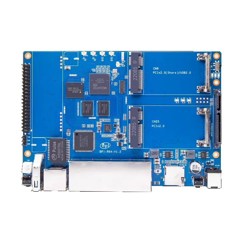 RoRuSBanana PI BPI-R64 Set MT7615 Module MediaTek MT7622 8G eMMC flash 1G DDR3 Support POE 4G Module Raspberry Orange Pi