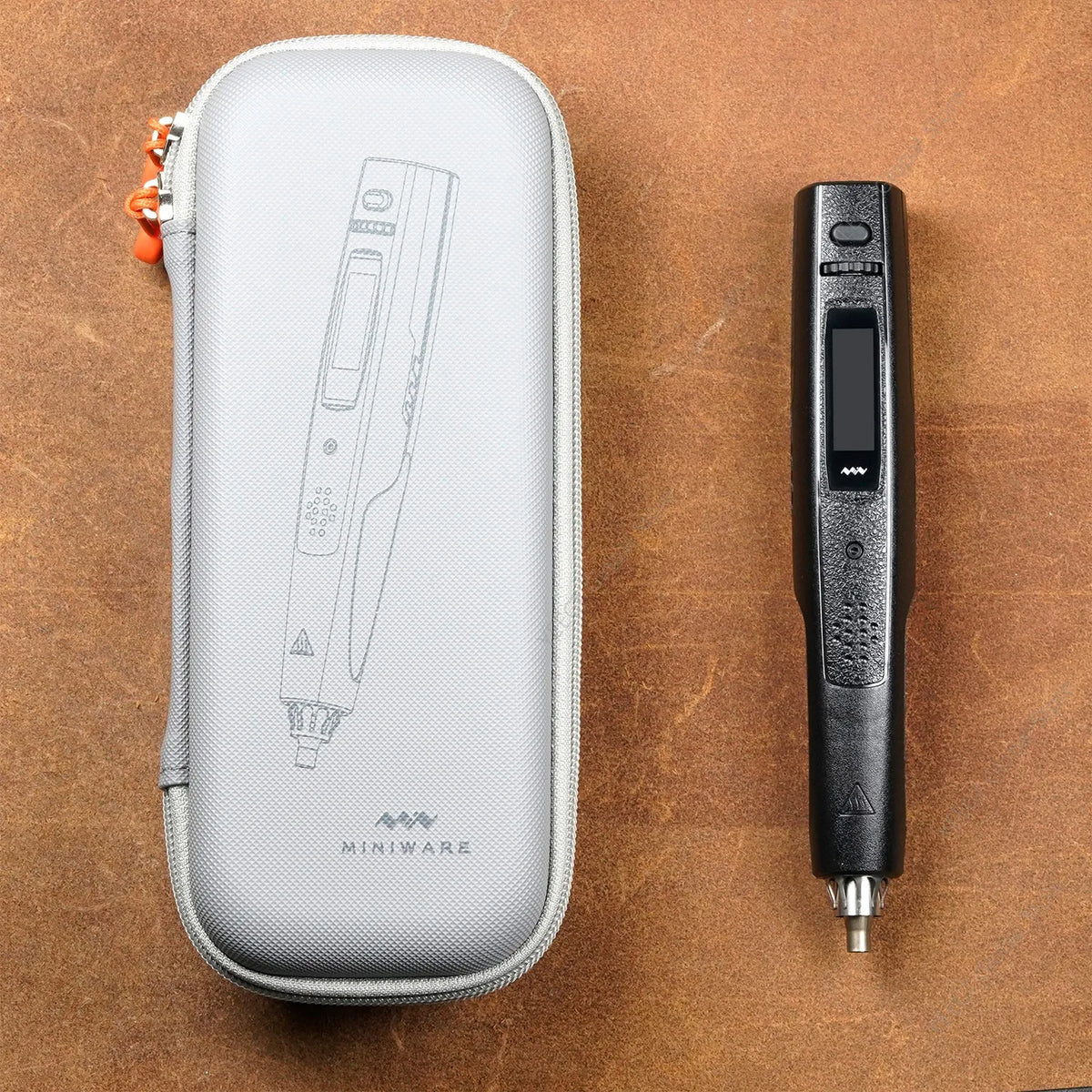 MINIWARE AirGo 140 Portable Hot Air Soldering Station 140W PD3.1 USB C BGA Desoldering Rework Tool Digital Temp Cable Box