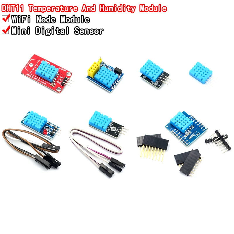 Digital Temperature Sensor / Humidity Sensor DHT11 DHT22 AM2302 AM2301 AM2320 MW33 Sensor And Module For Arduino electronic DIY