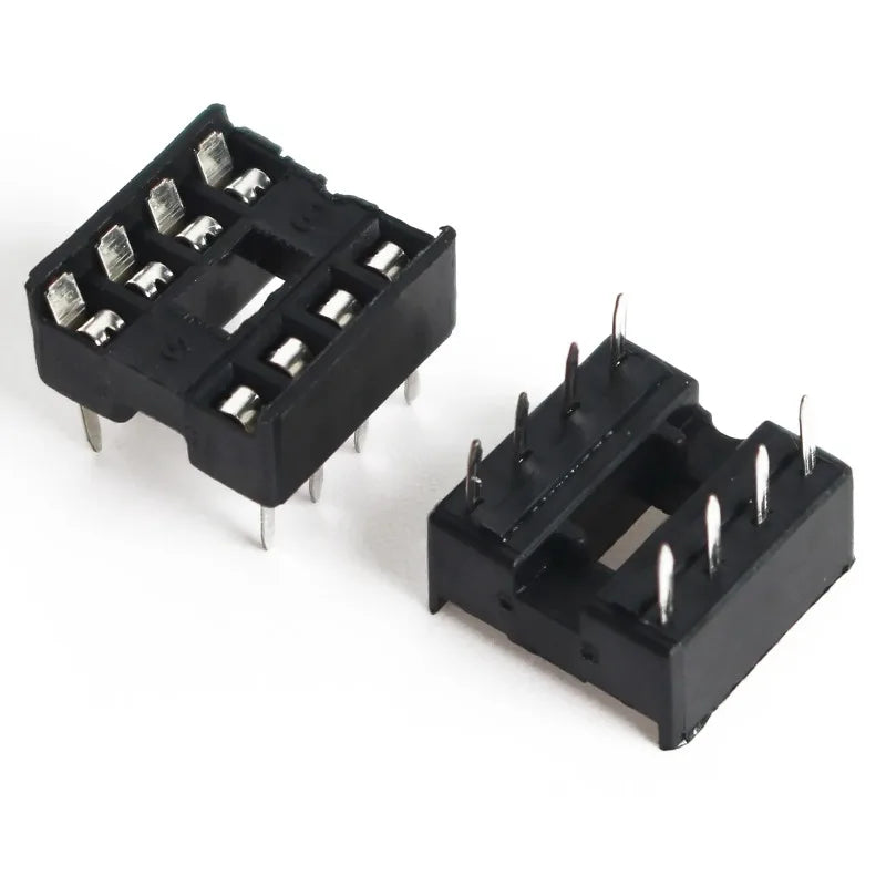 10PCS IC Seat DIP IC Socket Adaptor Solder DIY Sockets 6pin 8pin 14pin 16pin 18pin 20pin 24pin 28pin