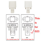 1PC G23 LED Sideview Plug Lamp L107mm/3W L135mm/4W 2835 Desk Read Table Tube 110V/220V 180Degree Horizontal PLS CFL Replacement