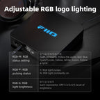 FiiO K11 DAC and Headphone Amplifier for Home Audio/PC, 6.35mm and Balanced 4.4mm, RCA, Coaxial, Optical, 1400mW, DSD256
