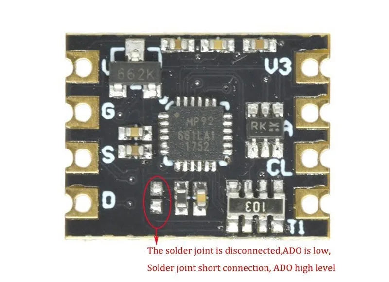 ZY MPU9250 9-Axis Gyroscope Sensor Module Accelerometer Magnetometer Attitude Detection I2C Communication