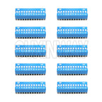 10PCS Slide Type Switch Module 2.54mm 1 ~ 12 Bit Position Way DIP Blue Pitch Toggle Switch Blue Snap Switch For PCB 8PIN 6PIN