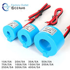Current Transformer Sensor 05 Class BH-18BCL 50/5 100/5 150/5 High Precision Din Rail Current Transformer for Current Metering