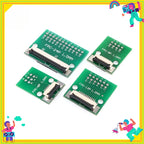 1PCS  Test Board FPC 4 8 10 12 20 30 60 Pin PCB Double Sided FFC FPC Flex Cable Adapter Pitch 0.5mm 1.0mm to 2.54mm Connector