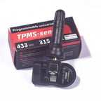 TPMS Sensors MX Tire Sensor 2 in 1 Metal Rubber Stem Programmable Screw-in Tire Pressure Monitoring Sensor TS408 TS600 TS508