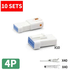 10 sets JST JWPF LED Automotive Wiring Harness 04T-JWPF-VSLE JST 03R JST-02T 02R 06T 08T  Light Strip Motorcycle Connector