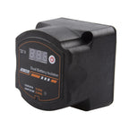 Dual Battery Isolator 12V 140A Auto Manual Voltage Sensitive Relay with Digital Voltmeter Smart VSR for Camper Car RV Yacht Boat