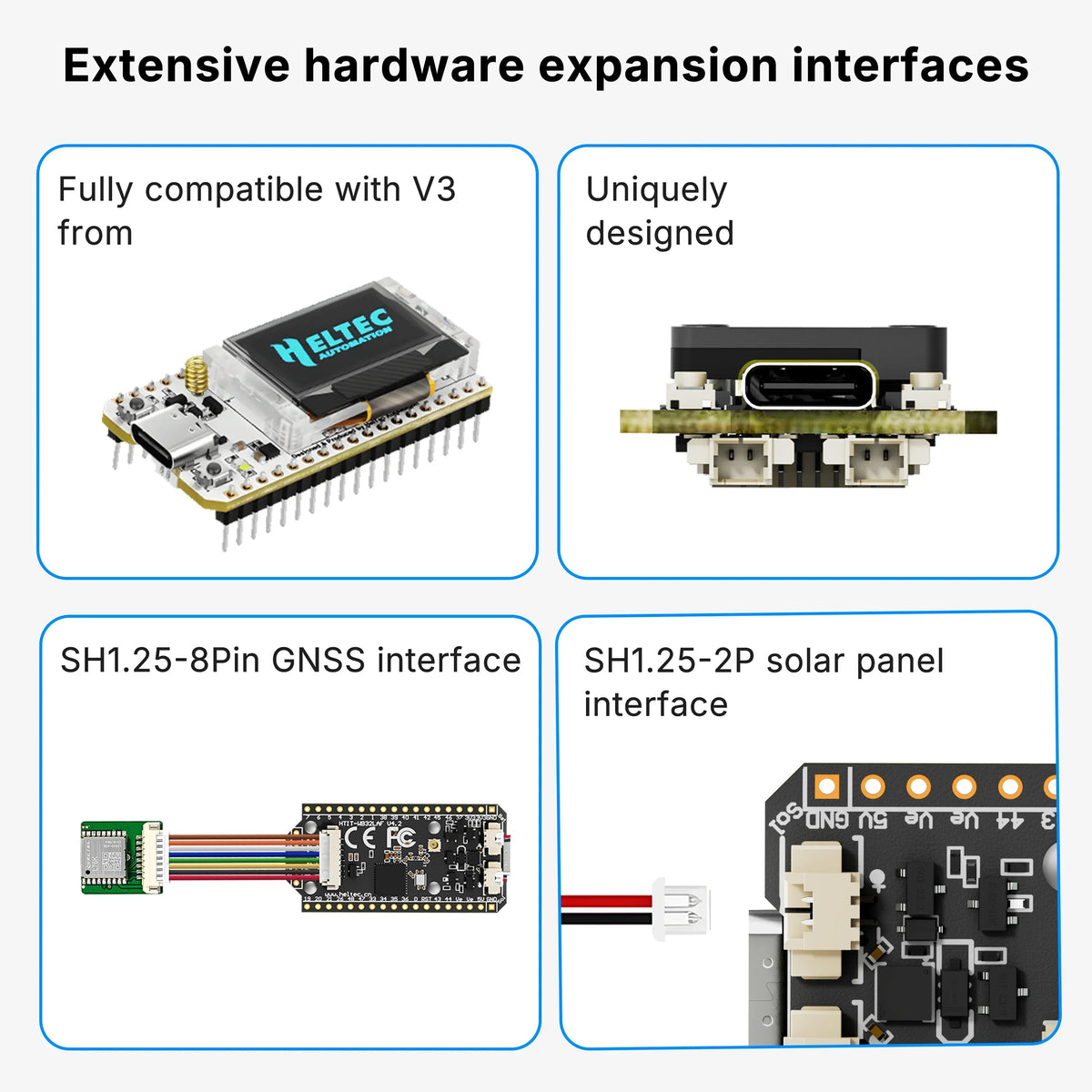 Heltec LoRa 32 V4 ESP32 SX1262 Development Board with 0.96 Inch OLED Display WiFi BLE Mesh Network for IoT Arduino Projects