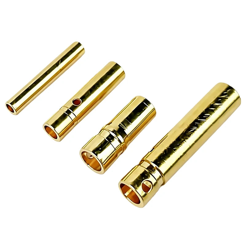 2/5/10/20 Pair 2mm 3mm 3.5mm 4mm Gold Plated Bullet Banana Plug Male Female Connector for RC Battery Motor ESC Drone DIY Parts