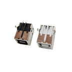 5Pcs B Type USB 2.0 Connector Female Socket Right Angle PCB Soldering Printer Interface Repair