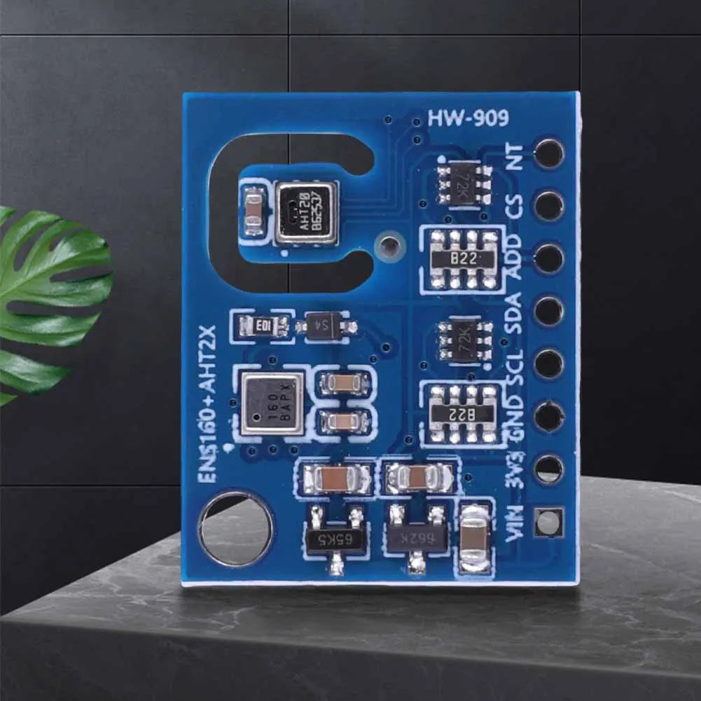 ENS160+AHT21 Digital Multi-Pixel Gas Sensor Carbon Dioxide CO2 ECO2 TVOC Gas Sensor Module for Arduino Indoor Monitoring