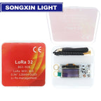SX1276 ESP32 868mhz 915mhz 0.96 Inch Blue OLED Display Bluetooth WIFI Lora 32 Kit Board Development Breadboard Components Ryzen
