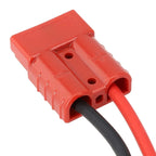 2Pcs 50A Anderson Battery Charging Connector Set 12AWG 4mm² Pre-Crimped Cable Lugs Male Female Terminals