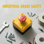 dailyWaterproof Emergency Stop Push Button Box 10A Safety Power Off  for Factory Automation and Equipment Protection