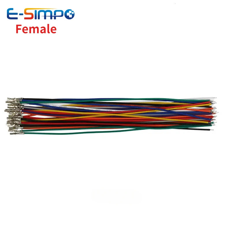 10pcs Micro-Fit MX3.0 43025 43020 3.0mm Male Female Single/Double Terminal Crimped 1007 20AWG 20cm 30cm 50cm Wire Cable Harness