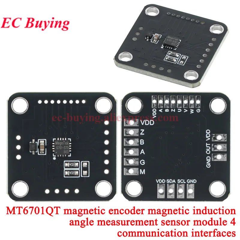 5Pc/1pc AS5600 Magnetic Encoder Module TLE5012 MT6701 MT6816 MT6826S AK09911C KTH7824 3144E Sensor Induction Control Door Switch