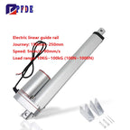 12V 24V Stroke 150mm 200mm 250mm Linear Actuator 1000N Max Lift with Mounting Brackets IP54 Waterproof Linear Motion Actuator