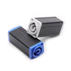 1pc New Arrival LED PowerCon AC Coupler Adapter Extender connector High quality Speakon Panel mount straight adapter