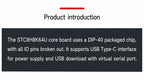 2pcs Original STC8H8K64U Core Board 8051 Microcontroller Core Learning Development Board USB Download and Programming Socket