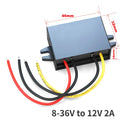 8-36V to 12V 24V Voltage Stabilizer Step-down/up Car Boat Power Supply Buck Boost DC DC Converter Voltage Regulator ﻿12v 3a 30V