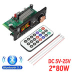 200W DIY Home Digital Amplifier MP3 Decoder Board 100W Audio Power Bluetooth 5.3 FM For Music Subwoofer Speakers Volume Control