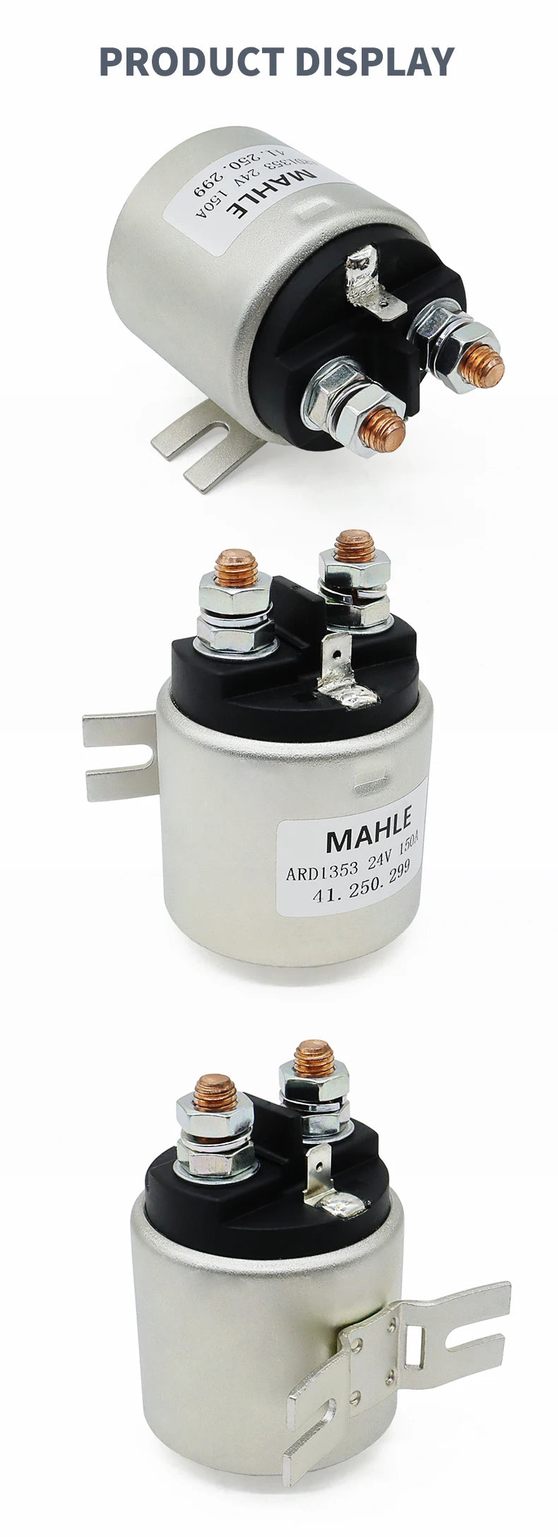 MAHLE Lift Pump Contactor 24V 150A Magnetic Contactor Relay for Electric Forklift