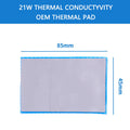 UPSIREN OEM Thermal Pad Silicone Plaster Thermal Pad CPU GPU Card Water Cooling Mat 100X100mm High Quality Heatsink Cooling pad