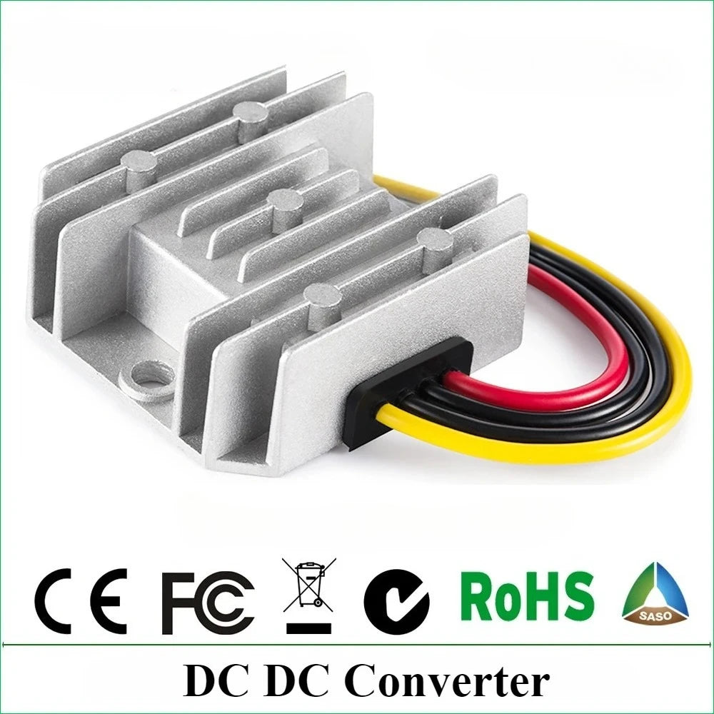 12V 24V to 5V DC Converter Regulator 3A-100A Car Step Down Reducer LED Lighting Display CE Certified Waterproof Dustproof
