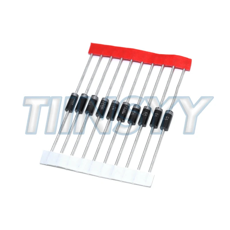 10pcs 1N5349B Power Zener Diode 5W 12V High Energy Absorption Voltage Stabilization Component for Electronics