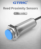 GTRIC Magnetic Reed Switch Proximity Sensor LG18A3 Premium M18 Cylinder Series 10-30 90-220V 10mm Sensing Distance NO NC