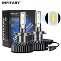 Infitary H7 H4 LED Car Headlight Canbus H11 H1 9005 9006 Headlamp 1860 Chip Vehicle Lamp HB3 HB4 Light 6500K White Bulb for Auto