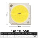 10pcs COB LED 3W 5W 7W 10W 12W 15W 18W 30W 36W Neutral Cold Warm White 13mm 20mm 28mm 1919 Chips Lamp SpotLight Downlight DIY