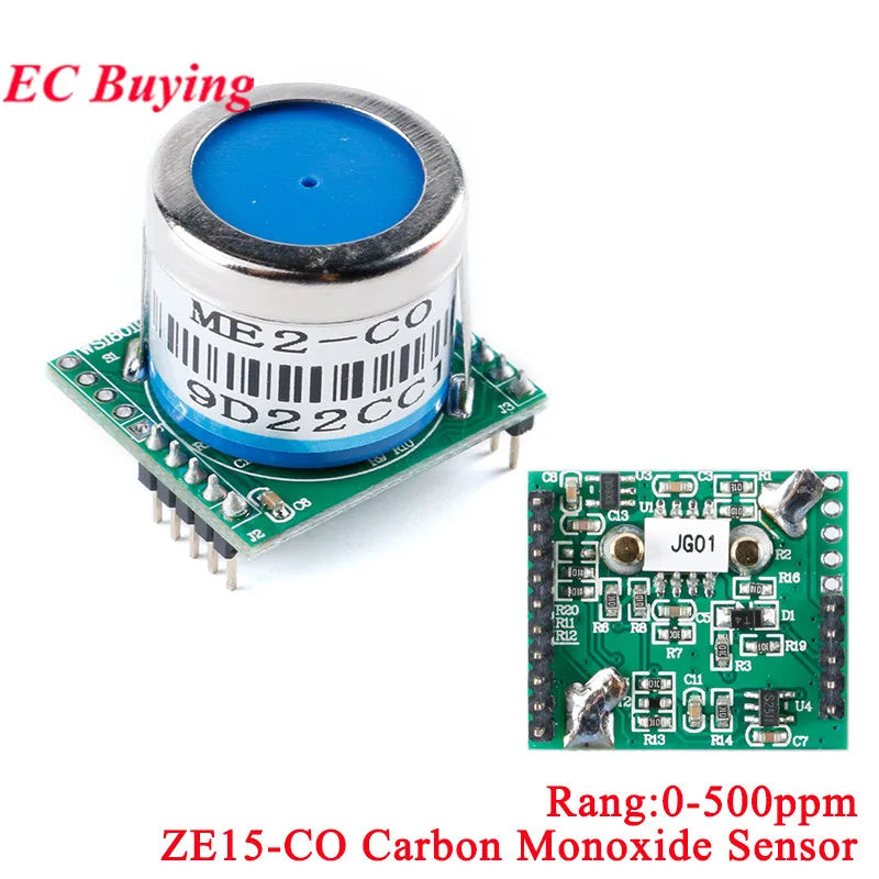 ZE07-CO Carbon Monoxide CO O3 Sensor ZE15-CO ZE25-O3 ZE07-CO ZE27-O3 ZE14-O3 ZC05 ZP16 Air Gas Alarm Detection Module Ozone