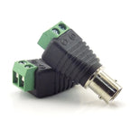 2/5/10pcs 12V DC BNC Male Female Connector Coax CAT5 Video Balun Adapter Plug For Led Strip Lights CCTV Camera Accessories B5