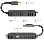 UBISHENG U3mini DVB T2 DVB C Digital TV Decoder HD Free TV Channels 7Days EPG TV Tuner for Spain France Itlay Columbia ect